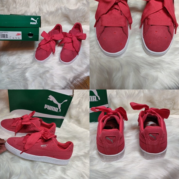 Puma suede children/Kids Valentine\'s sneakers